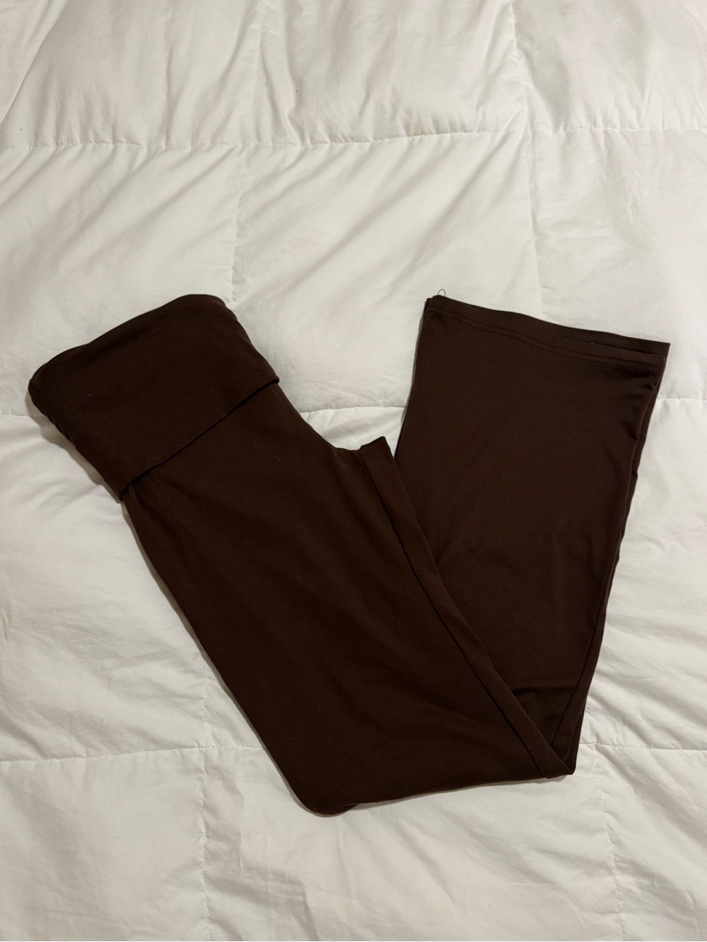 Y2K Flare Fold-Over Waist Pants